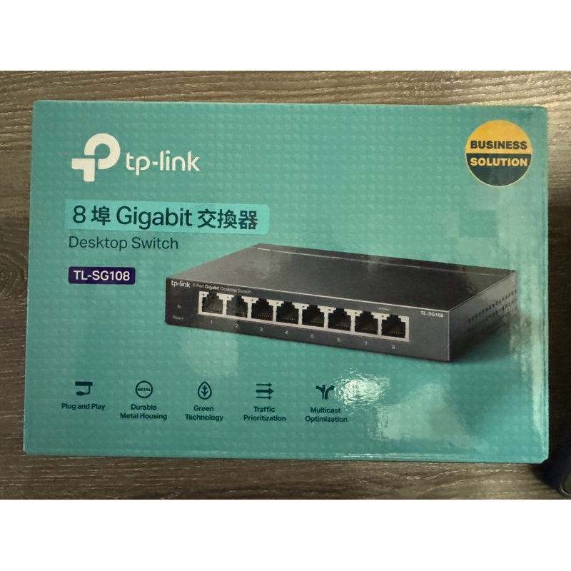 TP-LINK TL-SG108 8埠 10/100/1000Mbps Gigabit交換器