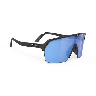 【三鉄共購】【RUDY】SPINSHIELD AIR-鍍銀太陽眼鏡(可搭配內視鏡)-消光黑框/藍