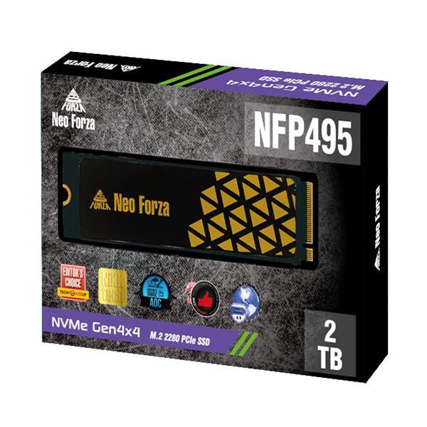 Neo Forza 凌航 NFP495 2TB PCIe Gen4x4 石墨烯厚銅散熱片  Neo Forza 凌航 N