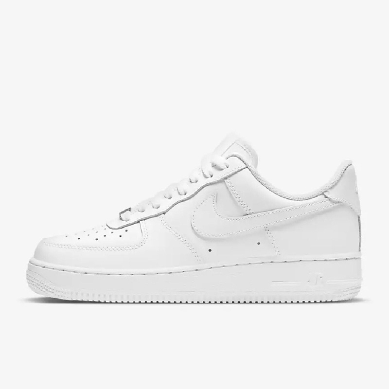 【商城正品】NIKE AIR FORCE1 二手 23.5 女休閒鞋 白 二手