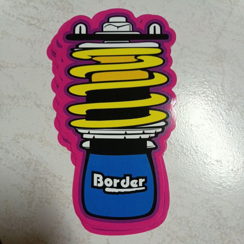 Border避震器貼紙