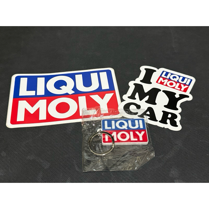 ［鑰匙圈］LIQUI MOLY 德國 力魔機油 鑰匙圈 貼紙 組合價