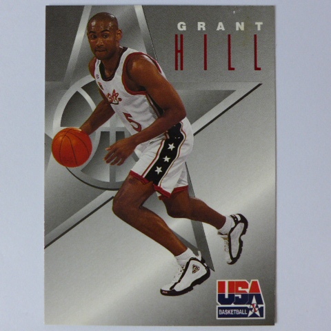 ~Grant Hill/格蘭特·希爾~名人堂/好好先生 1996年SkyBox USA.NBA美國奧運籃球卡
