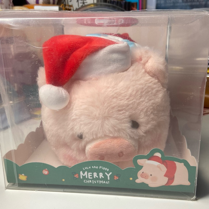 罐頭豬 LULU the piggy 聖誕節 20cm 趴趴絨毛公仔 娃娃 聖誕禮物 交換禮物 生日禮物 送男女朋友