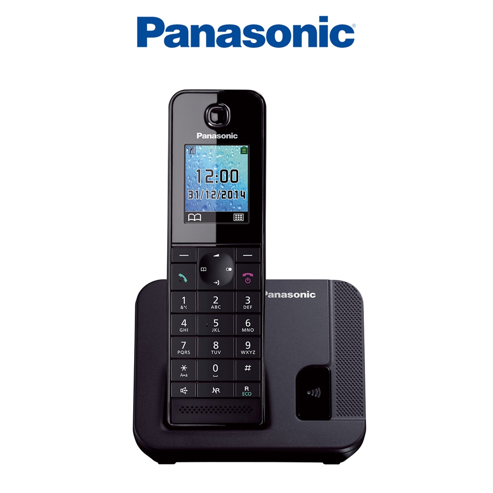 Panasonic 國際牌 彩屏數位電話機 KX-TGH210TWB 黑色『福利品』