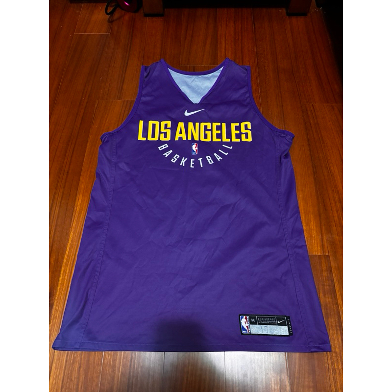 NIKE NBA 17-18 賽季 Lakers practice jersey 湖人 雙面練習衣 練習衣