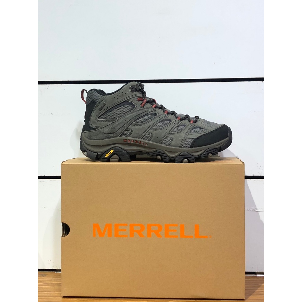 【MERRELL】 男款 MOAB 3 GTX 寬楦 中筒 防水 水陸登山鞋 深灰色ML035785W