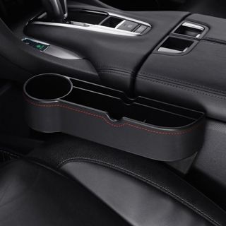 真皮包裹 加長款 汽車座椅縫隙收納盒 座椅夾縫收納盒 汽車夾縫收納盒 汽車座椅收納盒 車用收納 座椅夾縫儲物盒