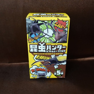 F-toys 昆蟲 獵人 盒玩 食玩 [ 2 カブトムシ 赤 ] 甲蟲 獨角仙 模型 擺飾 - 全新未拆