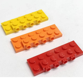 <樂高人偶小舖>正版LEGO 零件E7 側接轉向 4凸 薄板 2X6X2/3 單側 黃 紅 橘 87609