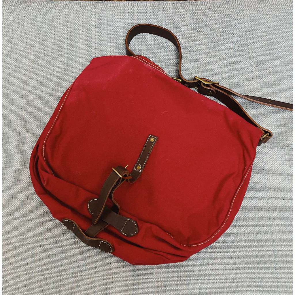 Kinoshohampu 紅色 帆布包 肩背 側背 日本重磅帆布品牌