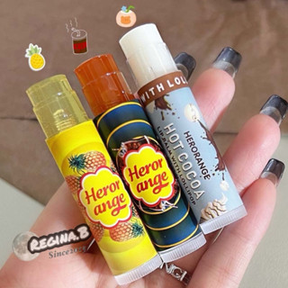 現貨🍭棒棒糖口味 可樂 護唇膏 唇膏 透明 滋潤 保濕 淡化唇紋 溫變口紅 唇膜 HERORANGE 百味棒棒糖