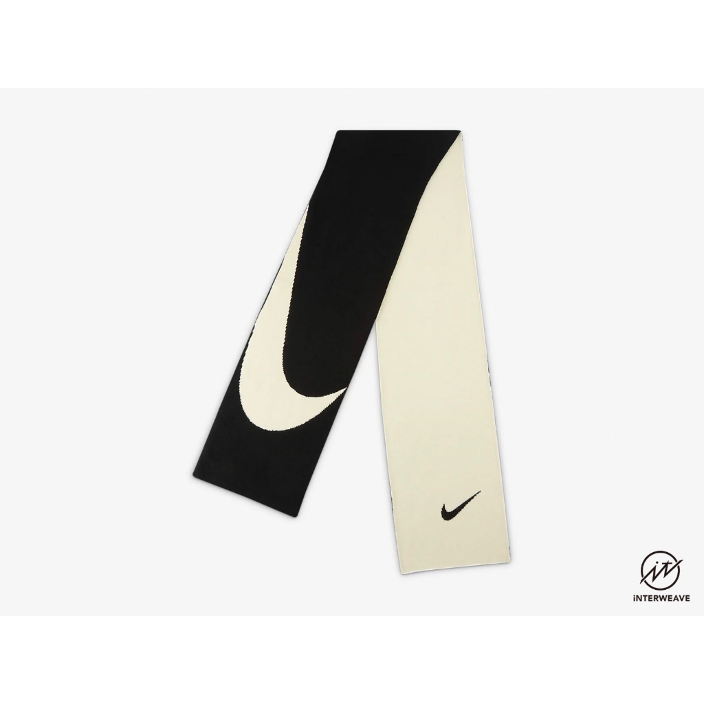 【iNTERWEAVE 誼德威】Nike Sport Swoosh Scarf 大LOGO 雙面 雙色 針織圍巾