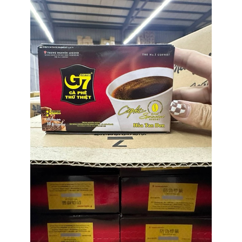 越南G7黑咖啡 15入/盒 期效：2024/7