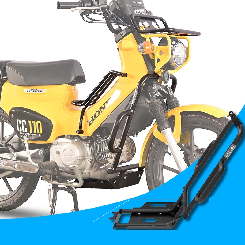 CUB110高強度保桿 適用於 Honda CC110改裝引擎保桿 CC110  CC110鋼管式引擎保桿