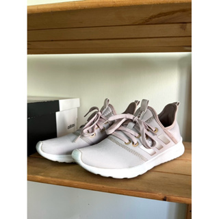 Adidas 愛迪達 Cloudfoam Pure 運動鞋 慢跑鞋 淺粉紫 冰晶紫 蒸汽灰 透氣 輕量