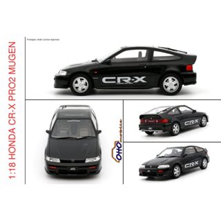 【模例】Otto 1/18 HONDA CR-X PRO.2 MUGEN 黑色 限量2000台 (OT1015)