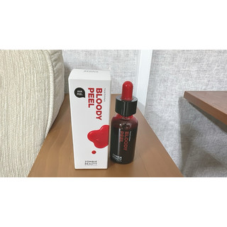 Zombie BEAUTY by SKIN1004 BLOODY PEEL 30ml / AHA 17% 去角質液,使用