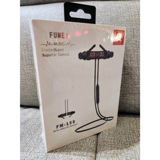 (全新)(蝦皮免運) FUMEI 運動型藍芽耳機FM-158-黑+香檳金-台灣鹿港製造(奇美通路3C)