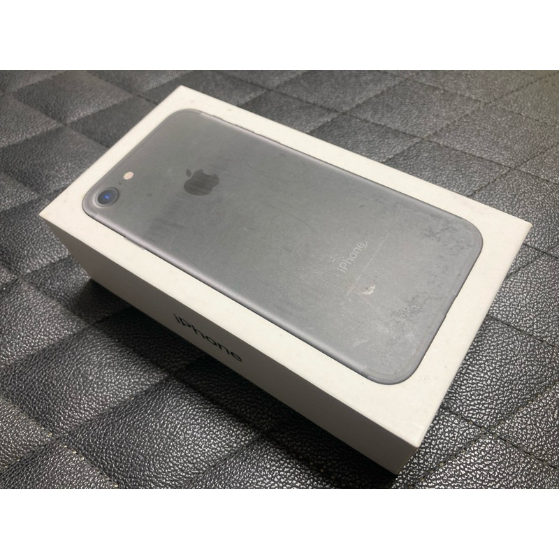 蘋果 apple iphone 7 石墨黑 消光 128G 外盒 包裝 包裝盒 空盒