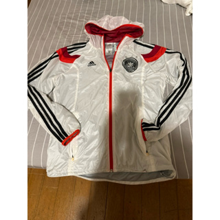 二手Adidas 2014年 世界盃足球賽德國 風衣出場外套 size:L如圖