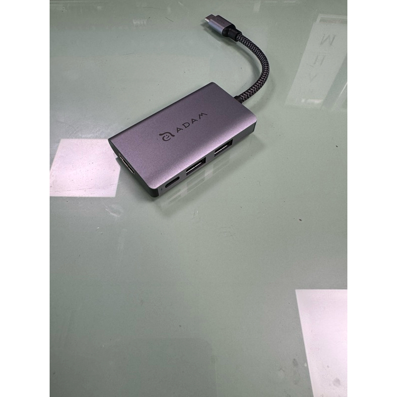 ADAM 亞果元素 Hub A01m USB 3.1 Type-C 四合一多功能集線器