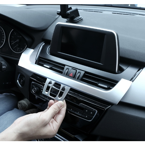 BMW 2系 F45 F46 旅行版 鍍鉻 abs 2系 導航 螢幕下 出風口 裝飾板 8.8寸不適用