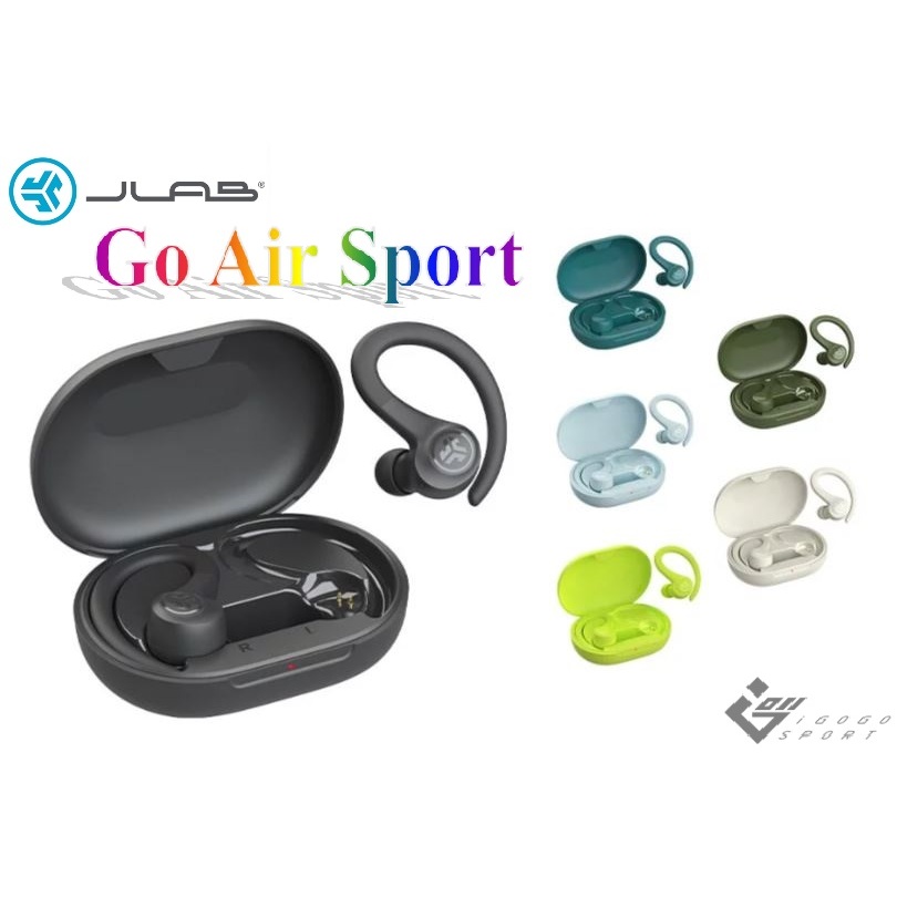 【官方授權經銷】JLab Go Air Sport 真無線藍牙耳機  IPX55防水防汗/觸控/通話/降燥/單耳/運動