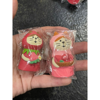 decole concombre草莓🍓貓咪 2件合售 加藤真治 正品正版 日本公仔 擺飾 飾品