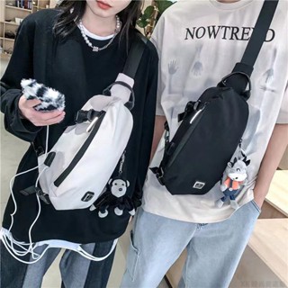 包包 潮流容量胸包百搭時尚 腰包 女通勤休閑 斜挎包 運動包ins潮男 單肩包