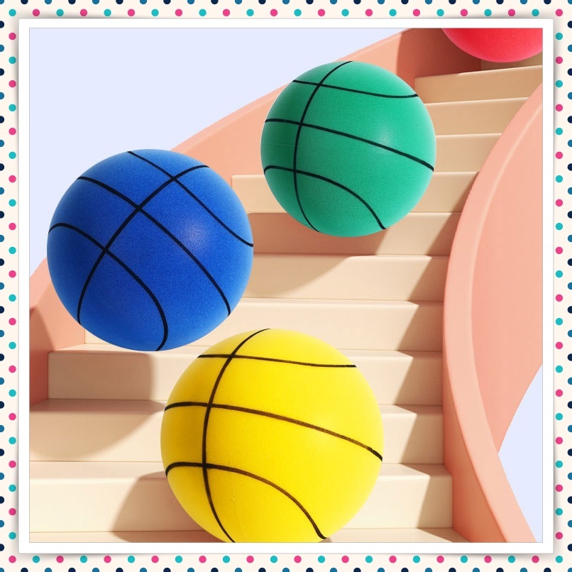 【祺美の小舖】兒童投籃玩具靜音球/拍拍球/海綿球/軟式躲避球/發泡棉球