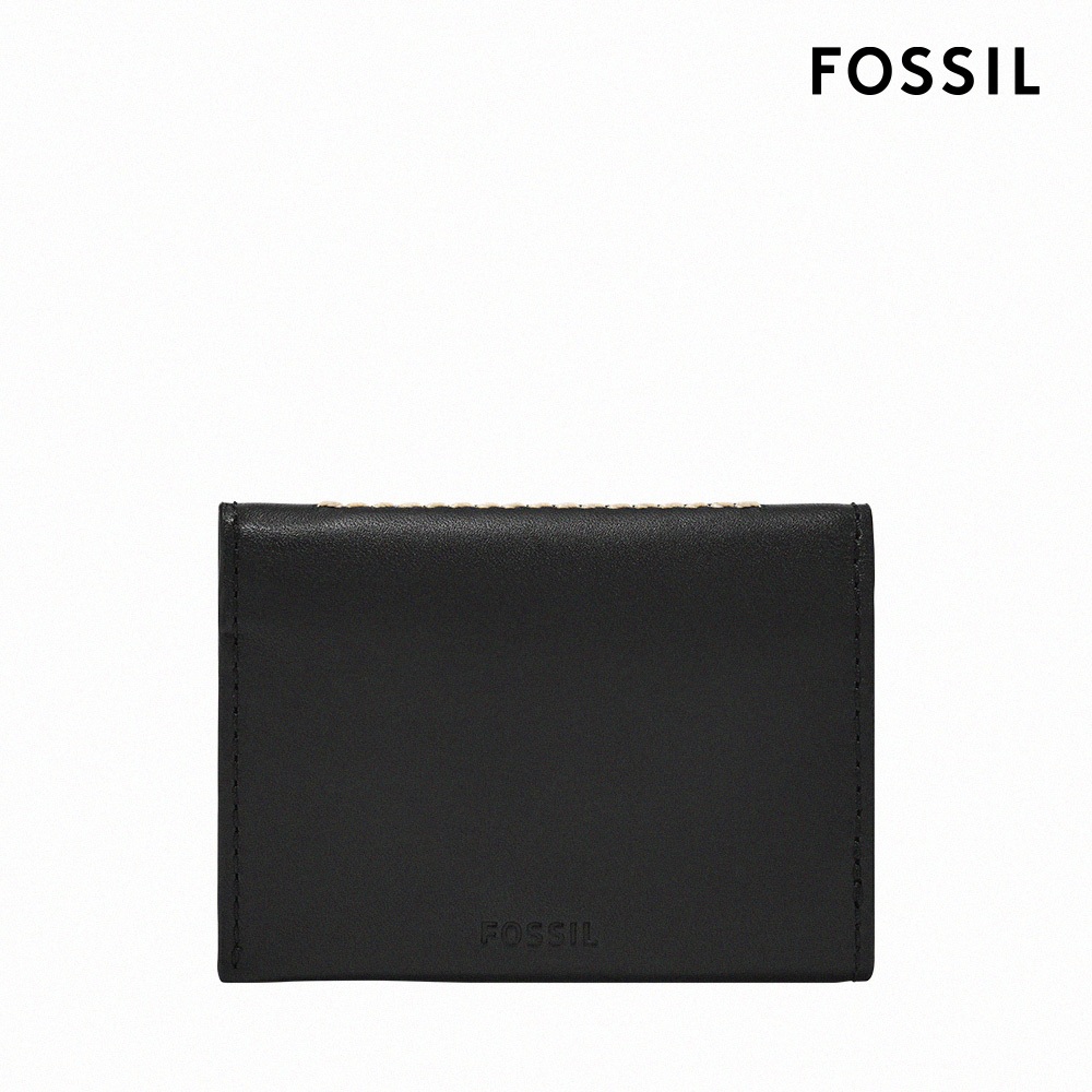 【FOSSIL 官方旗艦館】Westover 真皮輕巧短夾-黑色 ML4642001 (禮盒組附鐵盒)