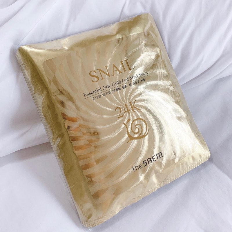 韓國正貨24K黃金面膜 SNAIL Essential Gold Gel Mask Sheet