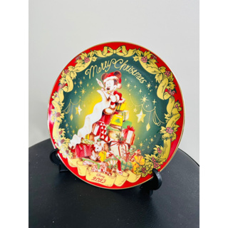 【東京芭娜娜🎄迪士尼】 有現貨 紀念 瓷盤 餅乾28入 米奇 唐老鴨 米妮 陶瓷盤 餅乾 聖誕節 禮物 交換禮物