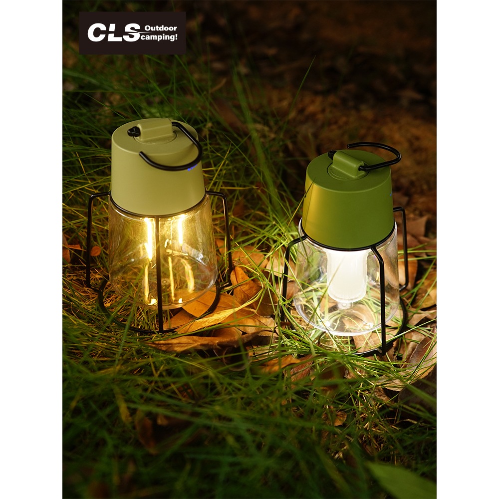 CLS戶外小夜燈露營燈野營照明氛圍小提燈長續航鈴鐺帳篷燈營地燈