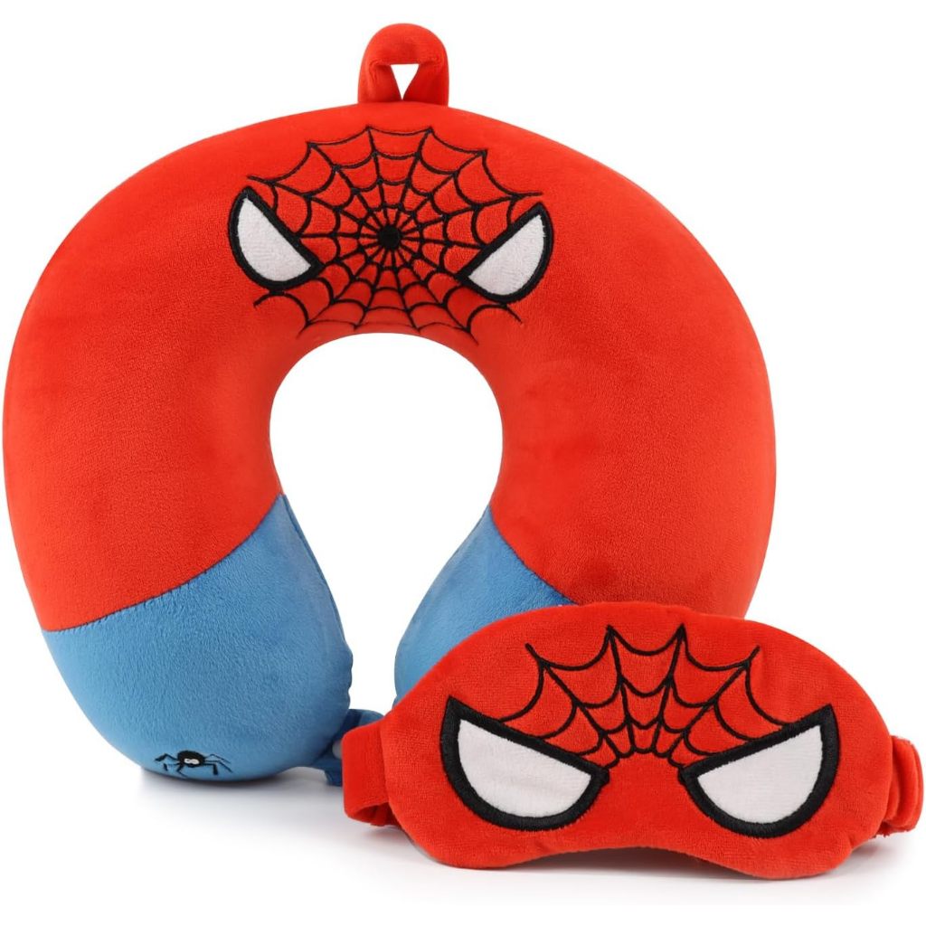 預購❤️正版❤️ 美國迪士尼 蜘蛛人 MARVEL SPIDER MAN 枕頭 U型枕 眼罩 Pillow
