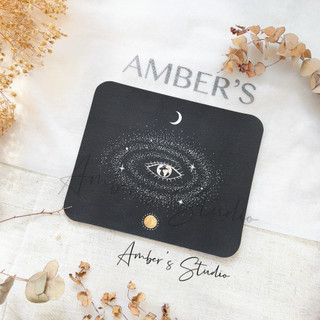 ‼️最後數量‼️AMBER'S PU防潑水滑鼠墊 宇宙 太空人 星球 筆電滑鼠墊 電腦滑鼠墊 辦公用品 杯墊