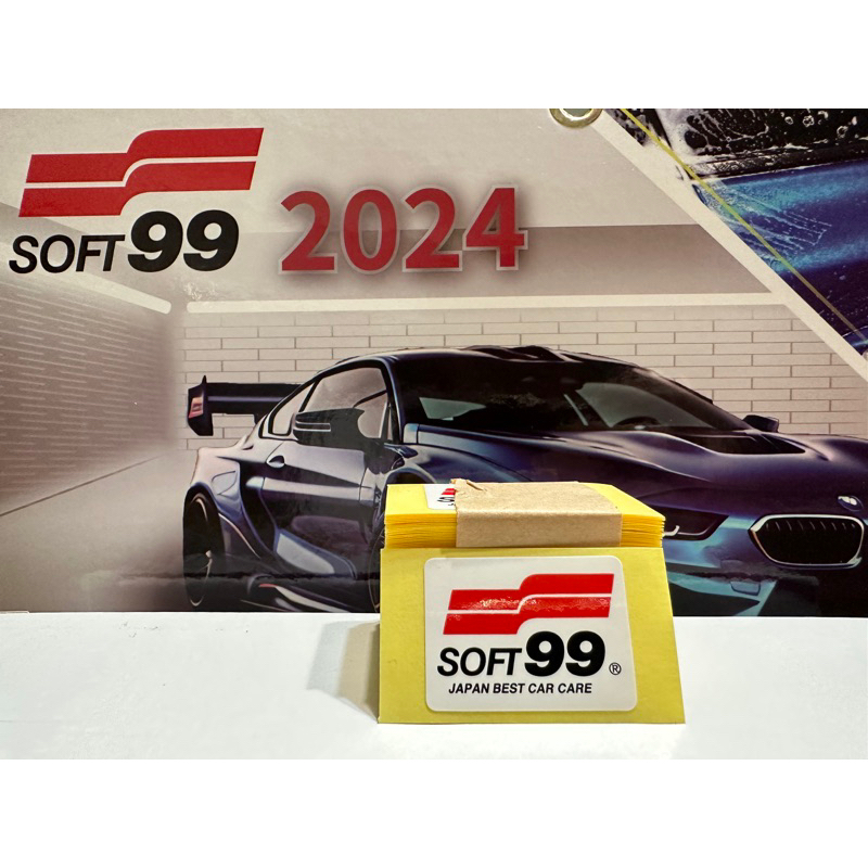 SOFT99 原廠小貼紙 35 x 27 mm 2張1元 行李箱 安全帽 機車