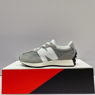 New Balance 327 中童 元祖灰 鬆緊帶 寬楦 麂皮 復古 運動 休閒鞋 PH327LAB