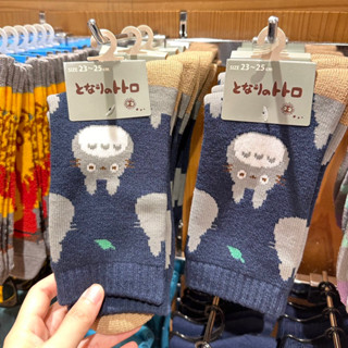 🎏現貨🎏 龍貓 秋冬保暖 中筒襪 止滑 厚襪 吉卜力 日本進口 宮崎駿 穿搭 襪子 療癒 交換禮物