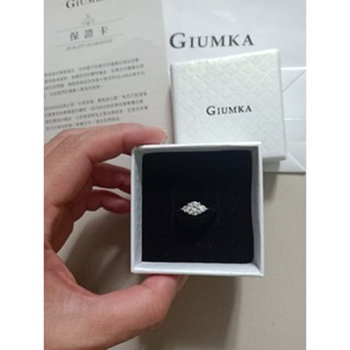 Giumka 戒指 精鍍正白K戒指