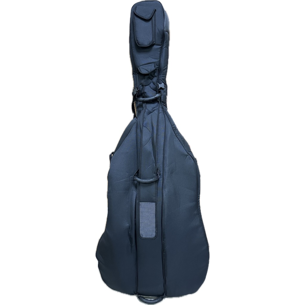 4/4 低音大提琴用 琴袋 後背袋 收納袋 可手提 加厚 高保護 黑色 堅固 多收納口袋 保護套 高質量現貨【凱音樂器】