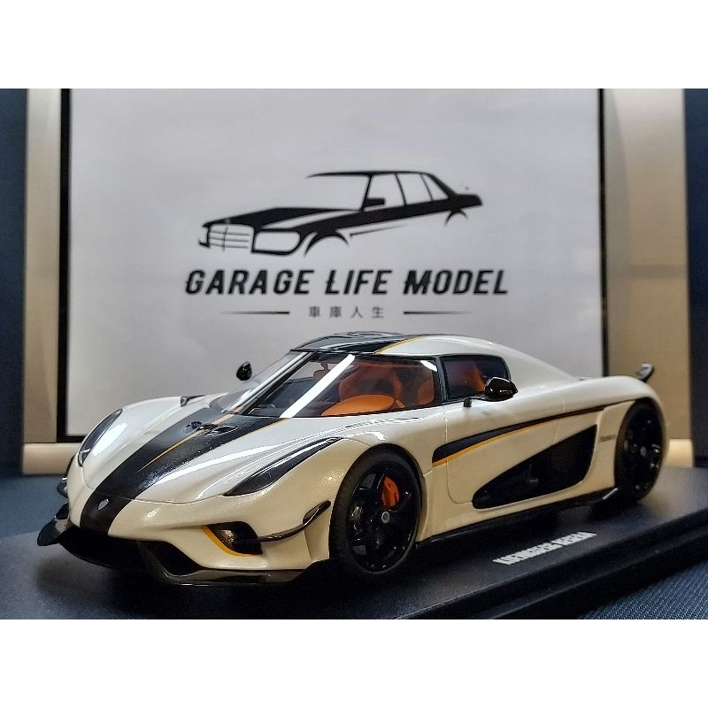 車庫人生 1:18 1/18 GT SPIRIT Koenigsegg Regera 珍珠白 GT391