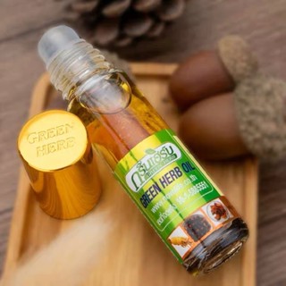 泰國Thailand green herb oil 泰國 按摩人參滾珠精油