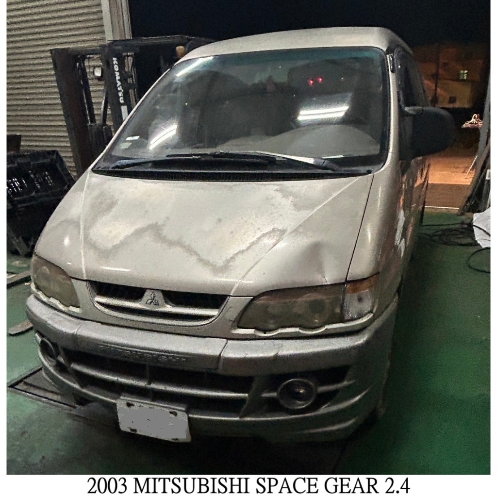 零件車 2003 MITSUBISHI SPACE GEAR 2.4 便宜拆賣