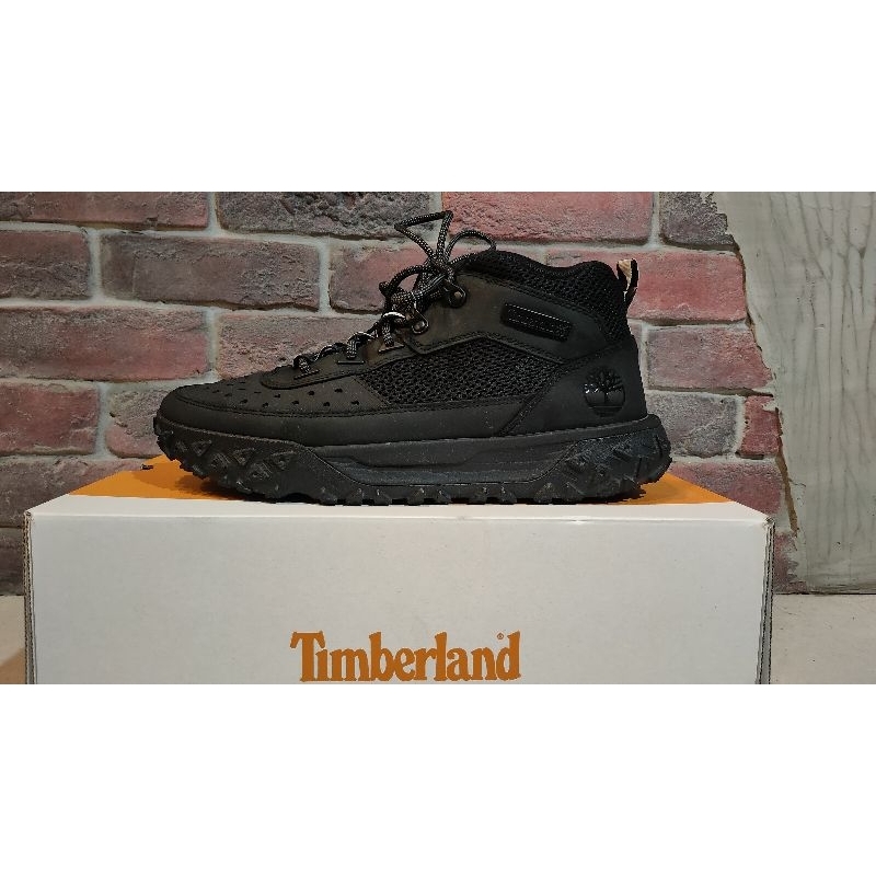 Timberland男款黑色磨砂革Greenstride TM Motion 6健行鞋-含運