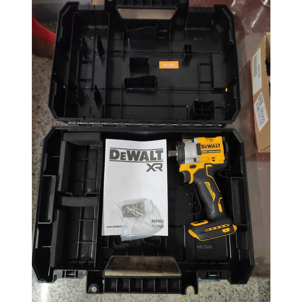 全新 得偉原廠 塑膠盒裝 DEWALT DCF922 20V 新款 4分頭電動扳手