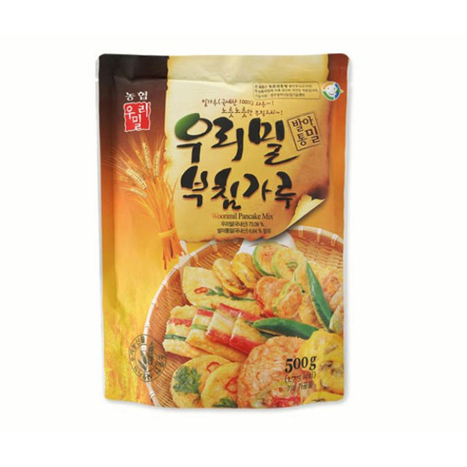 【韓國炸粉】韓式全麥酥煎餅粉 全素不含五辛 發芽全麥煎餅粉 全麥 韓國小麥農協脆皮油炸食品 500g