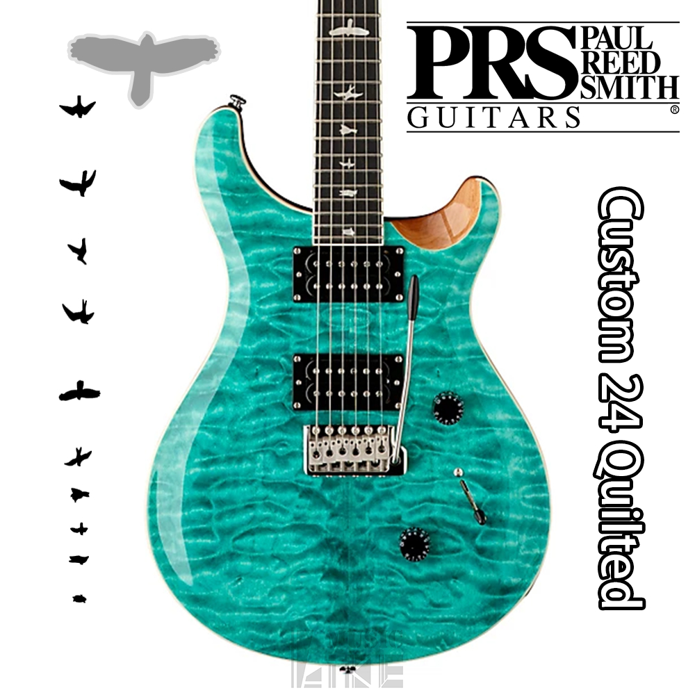 『新品上市』分期免運 PRS SE Custom 24 Quilted 電吉他 Turquoise