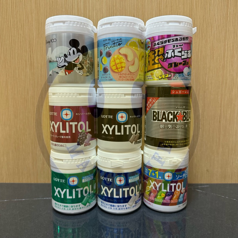 樂天 木糖醇 LOTTE XYLITOL 口香糖 薄荷 萊姆 水果 143g 日本